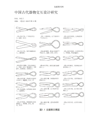 中国古代器物交互设计研究 