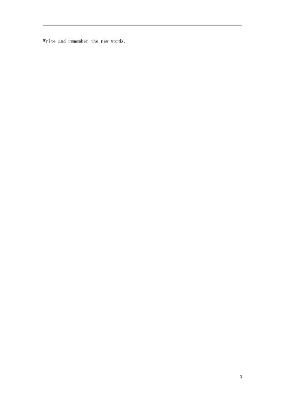 一年级起点英语 5A unit4(2)教案 北师大版_第3页