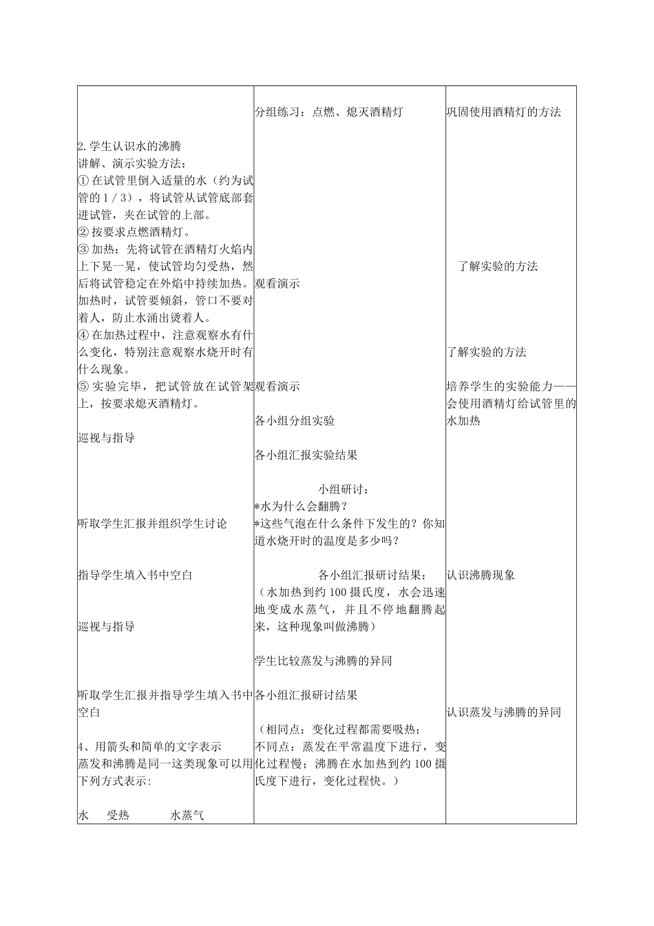 五年级科学上册 给水加热 1教案 首师大版_第2页