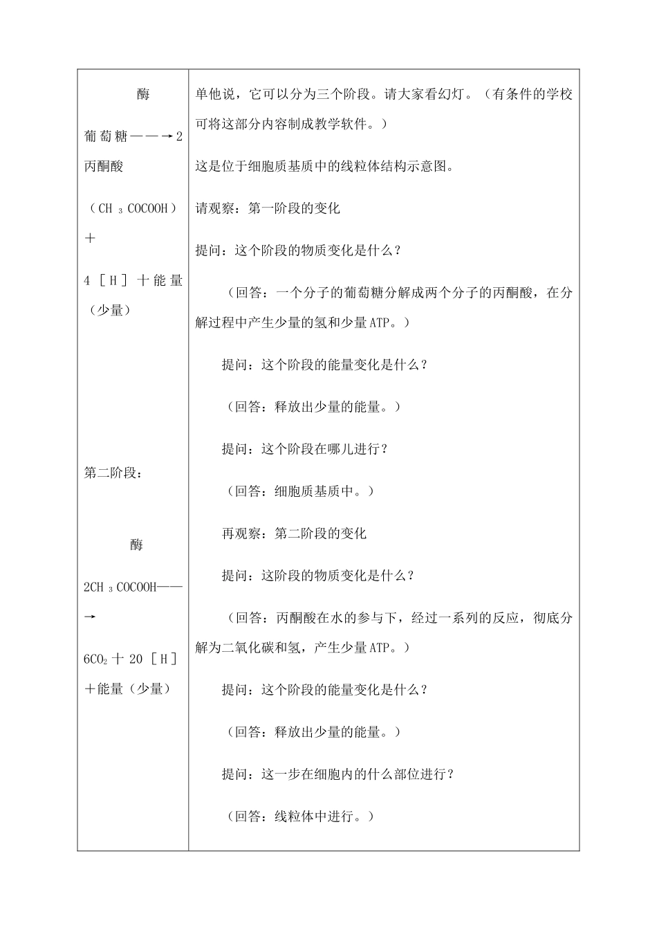 人教版高中生物必修1细胞呼吸2_第3页