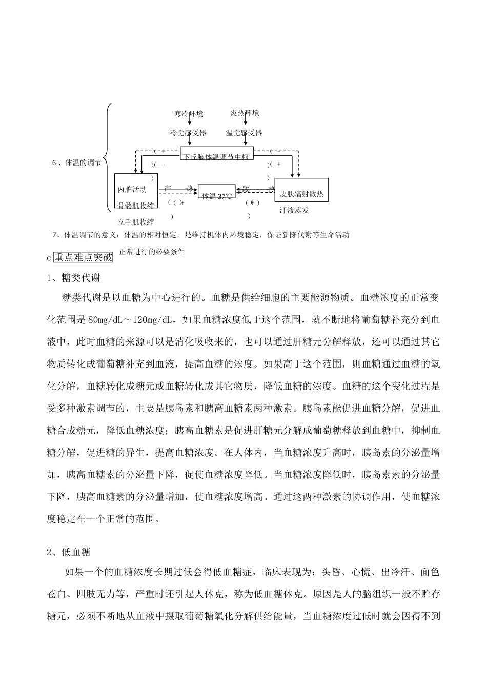 中图版高中生物必修3血糖调节1_第2页