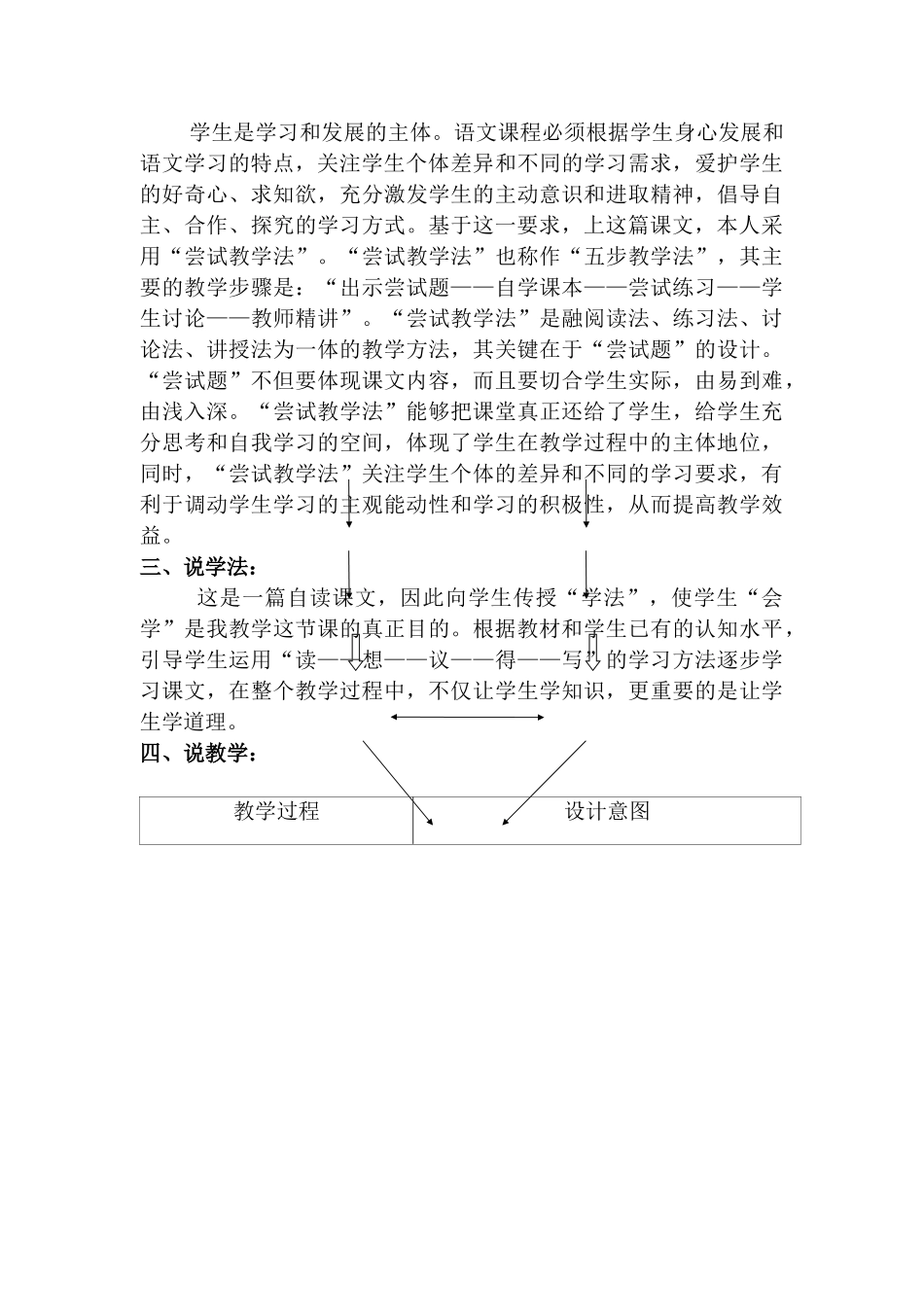 七年级语文上册 《卖油翁》说课稿 沪教版教材_第2页