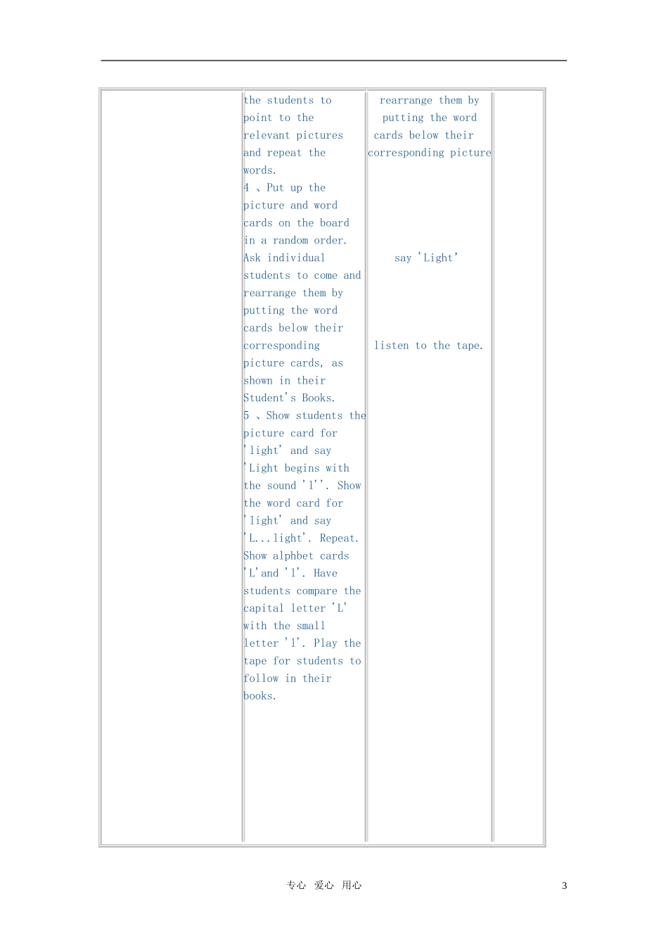 小学英语 2A Unit7 Weathe 教案 牛津版_第3页
