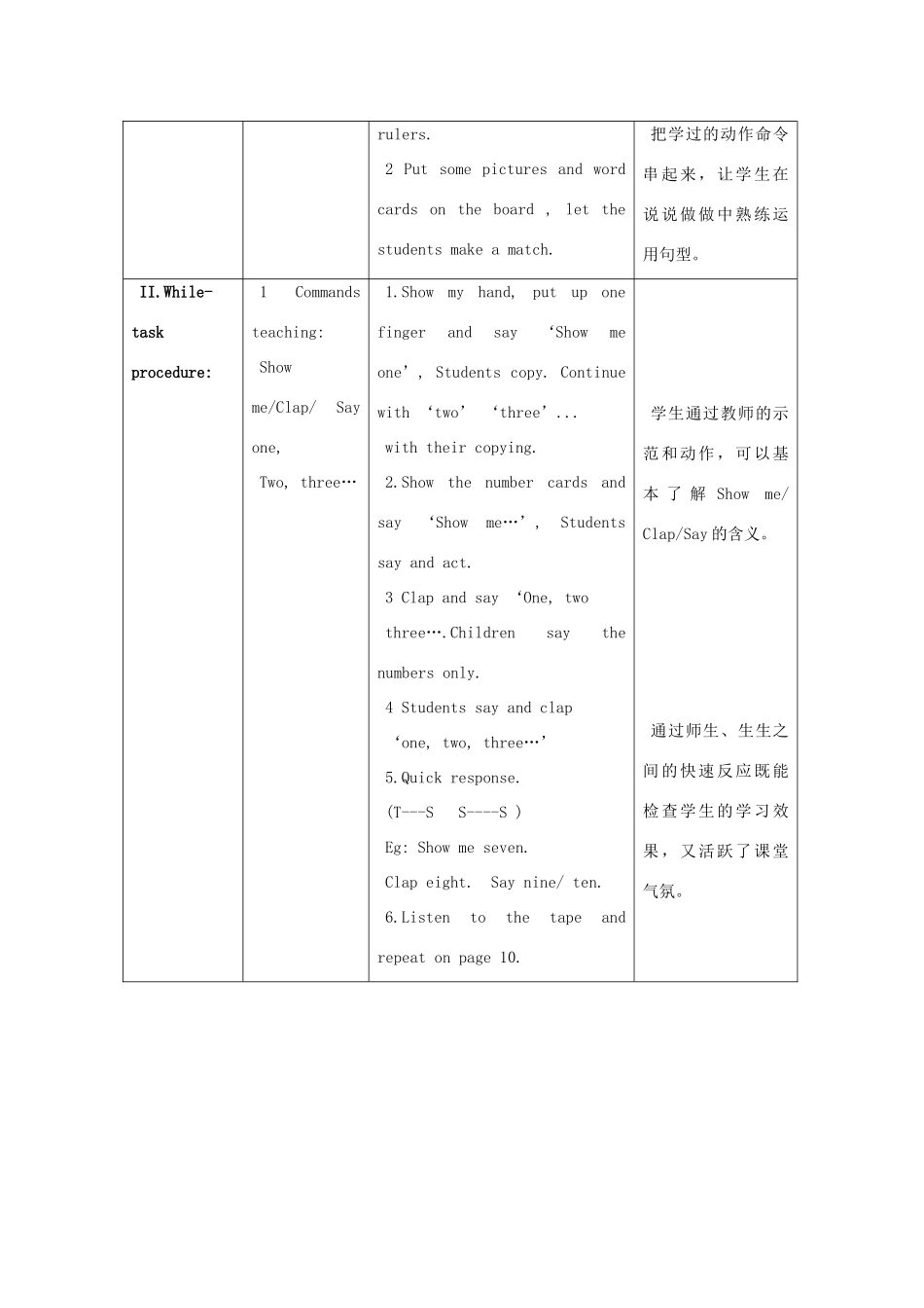 一年级英语上册 Unit 2 Numbers（第四课时）教案 沪教牛津版-沪教牛津版小学一年级上册英语教案_第2页