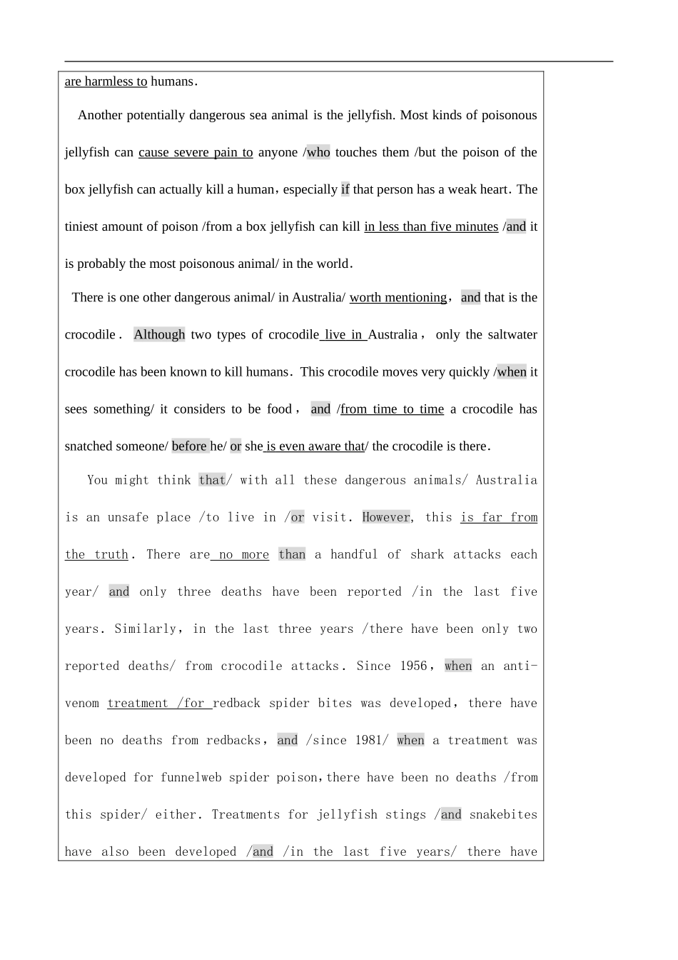 高中英语Unit 3 Australia--Using Language 人教版选修九_第3页