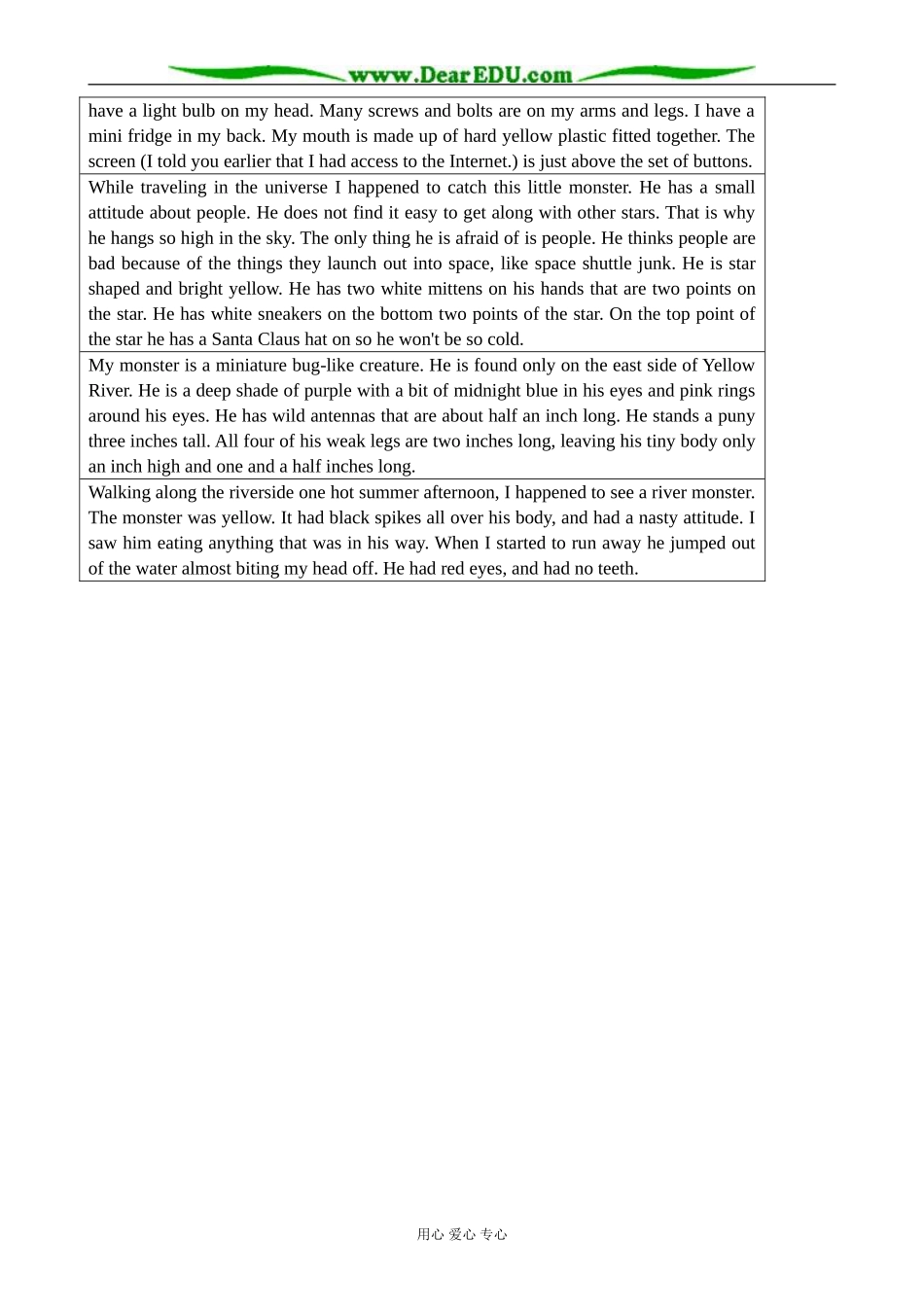 外研版英语必修4 Module6 Unexplained Mysteries of the Natural World--Writing _第2页