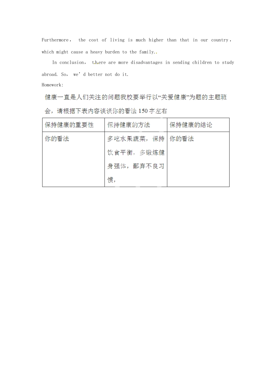 高中英语校本课程话题写作 Topic7 argumentative writings教案2-人教版高中全册英语教案_第3页