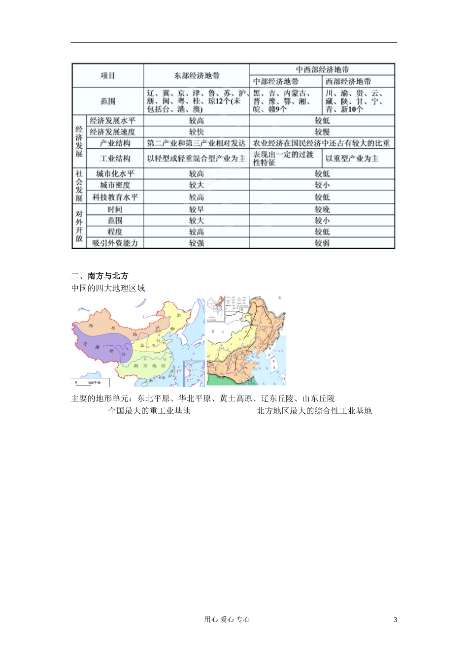 湖南省蓝山二中高二地理《1.3区域发展差异》教案_第3页