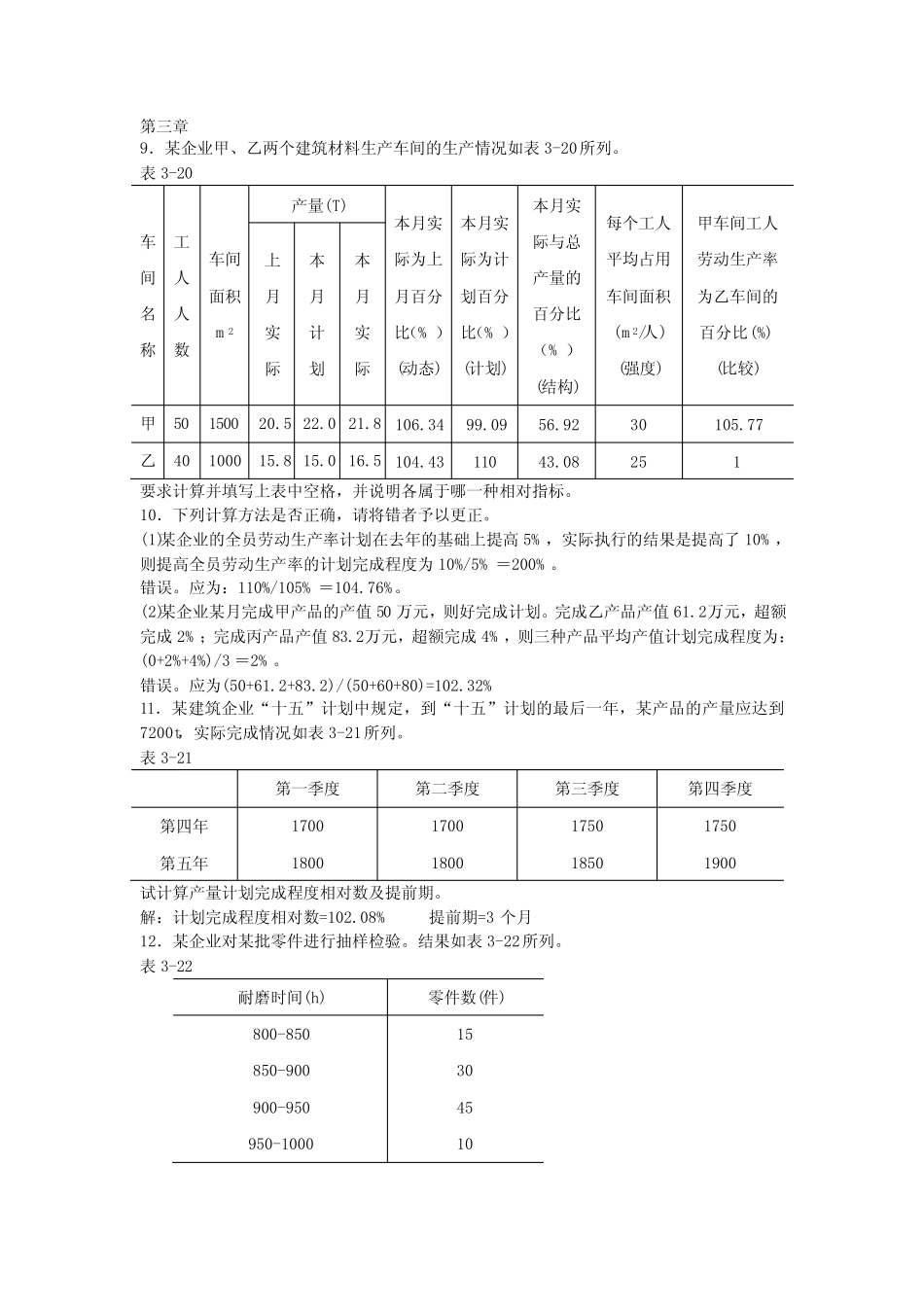 应用统计学习题及参考答案(2015) _第1页