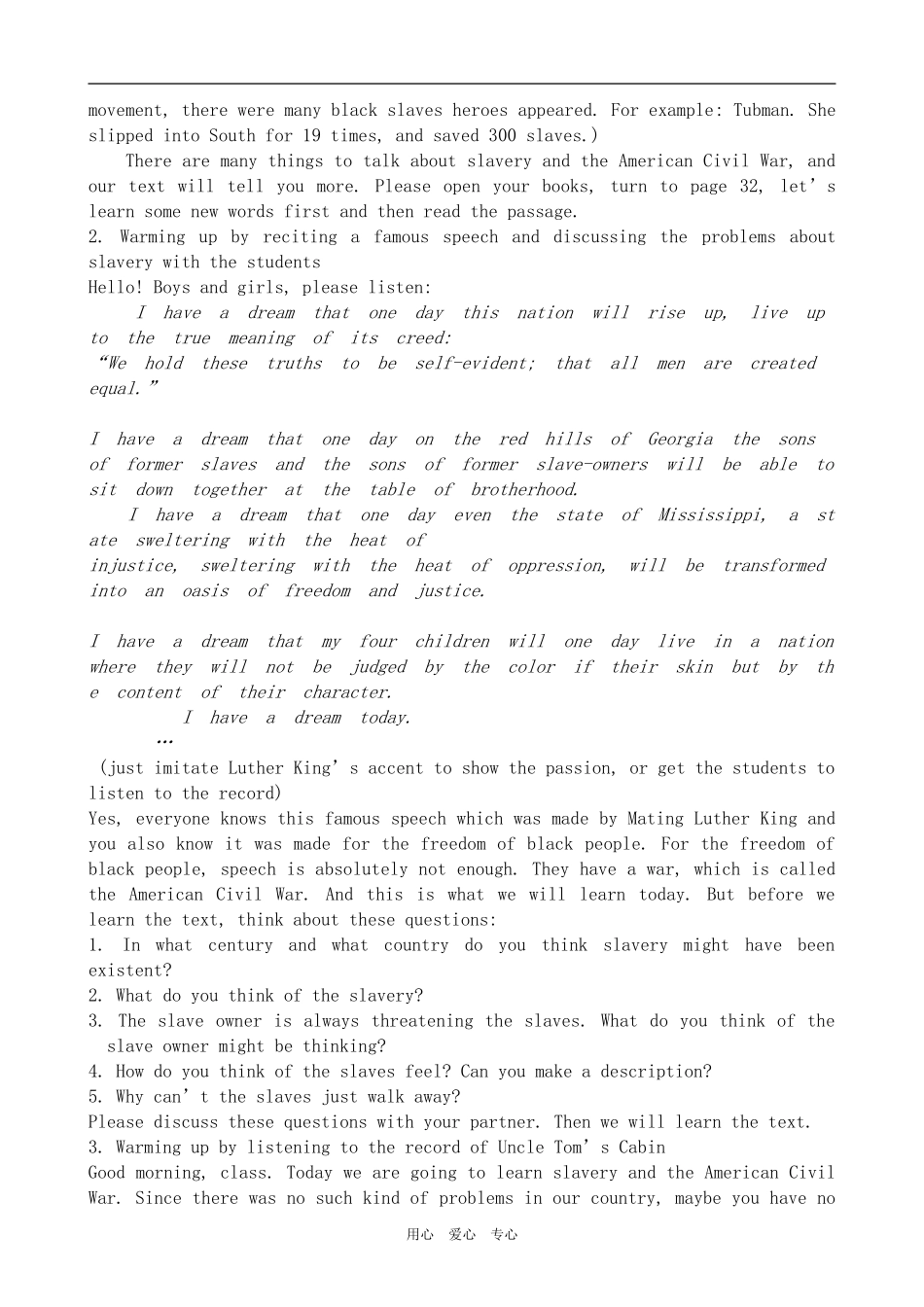 高中英语Module 3 Slavery and the American Civil War-Introduction and Reading外研版必修10_第2页