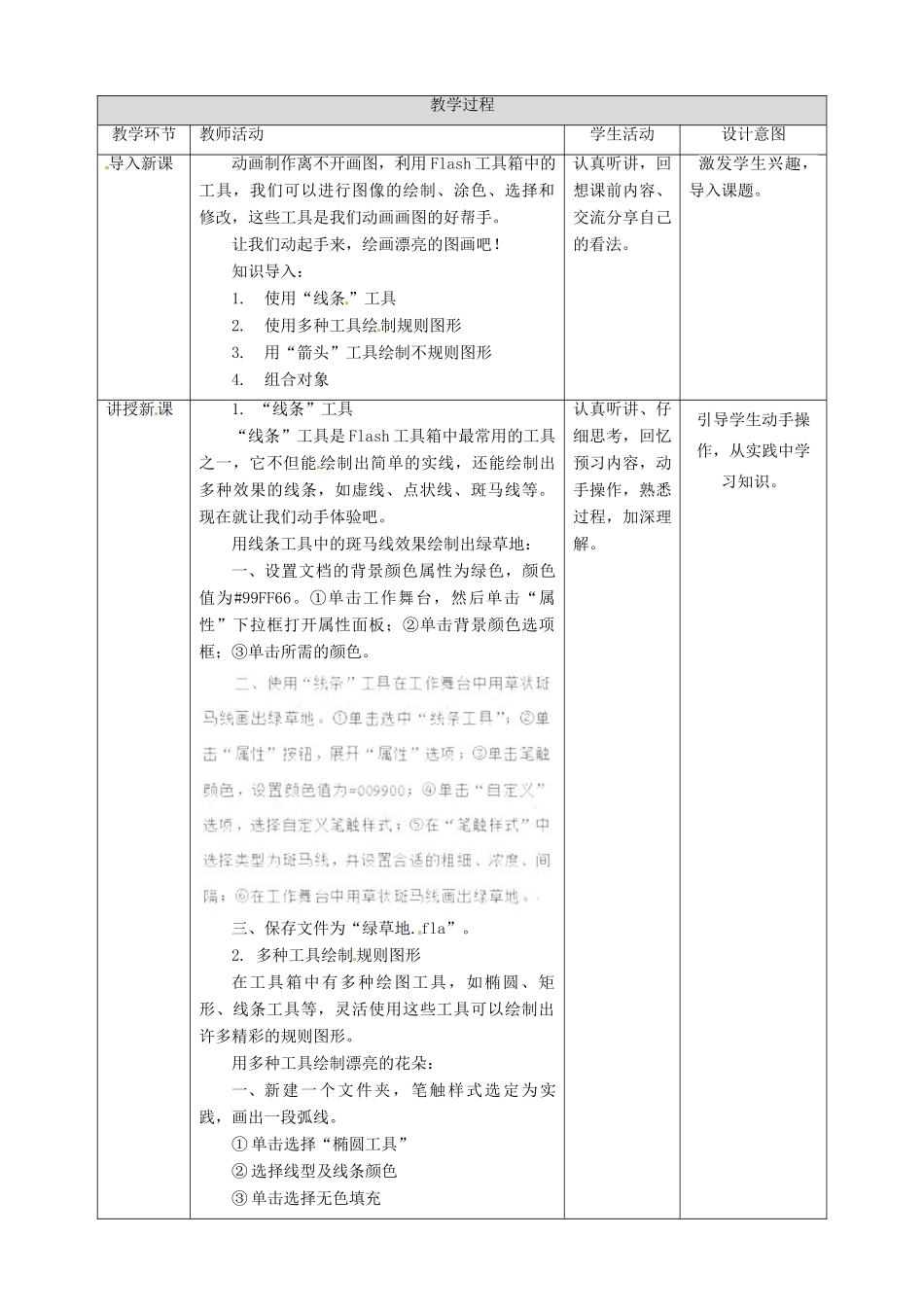五年级信息技术上册 第2课 快乐绘图—绘图工具的使用教案 粤教版-粤教版小学五年级上册信息技术教案_第2页