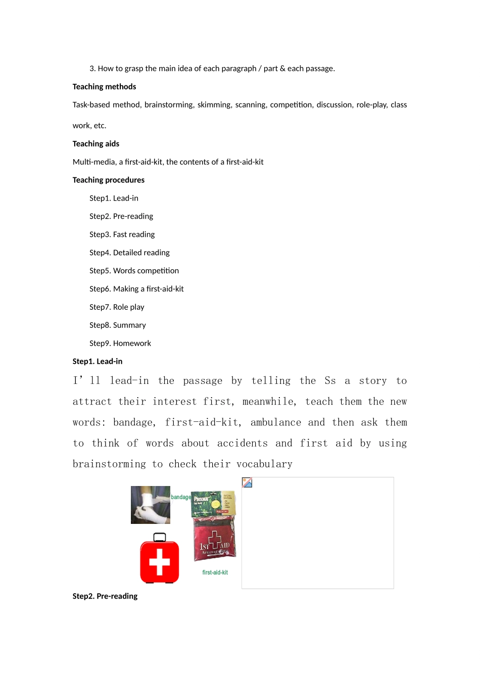 高二英语 Unit5《First Aid for Burns》说课稿_第2页