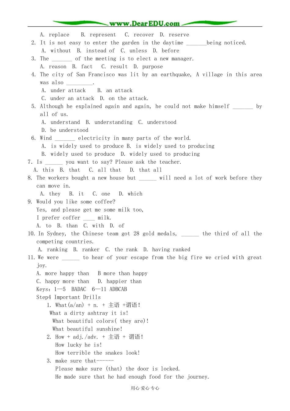 英语旧人教高中第一册上 Revision (Units7—8)_第2页