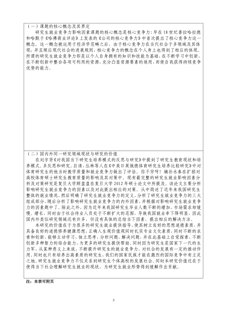 校研究生教育教学改革课题申报书_第3页