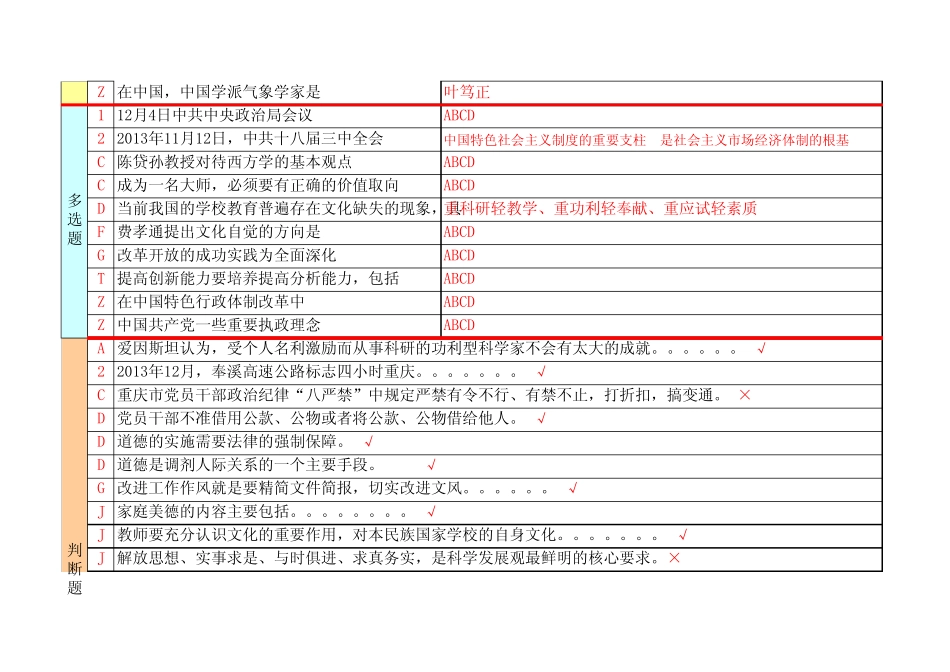 方便快捷 教育类2014重庆公需科目考试答案 _第2页
