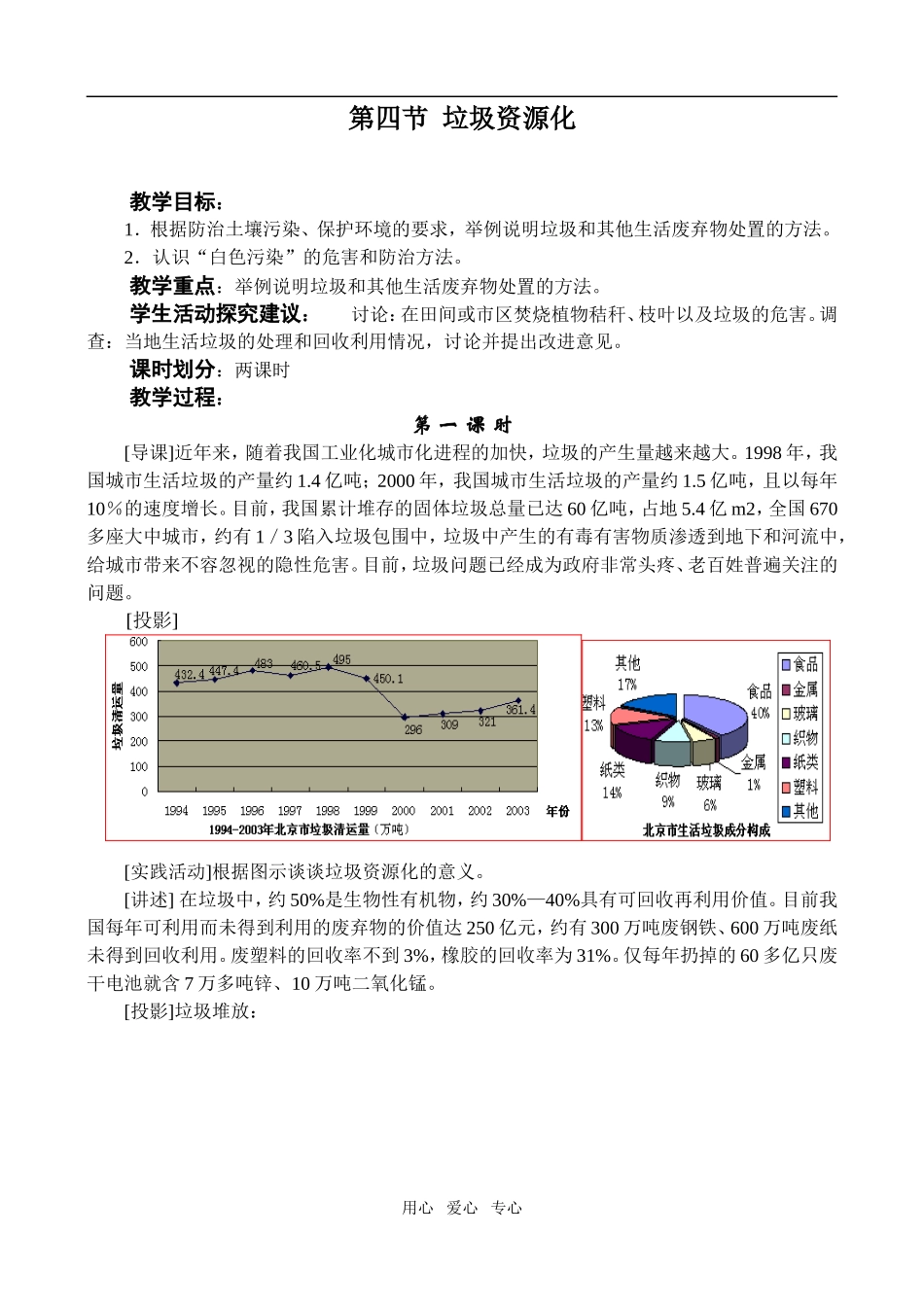 选修1第四章第三节 垃圾资源化1_第1页