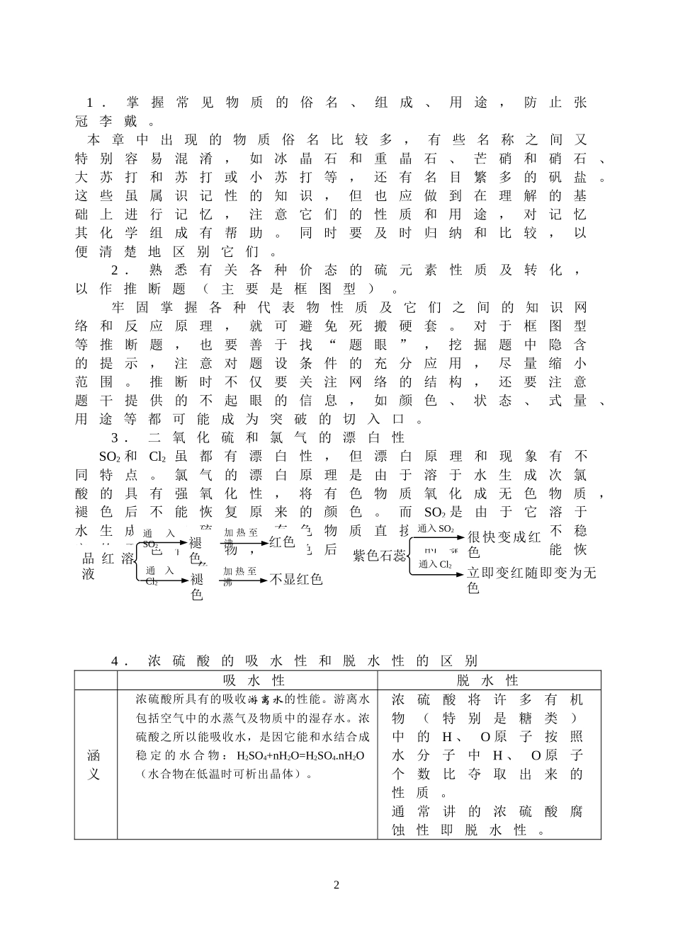 2007年高三成套优秀复习讲义-氧族元素_第2页
