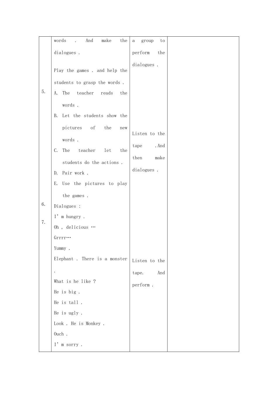 二年级英语上册 unit2 Lesson12教案 人教新起点_第2页