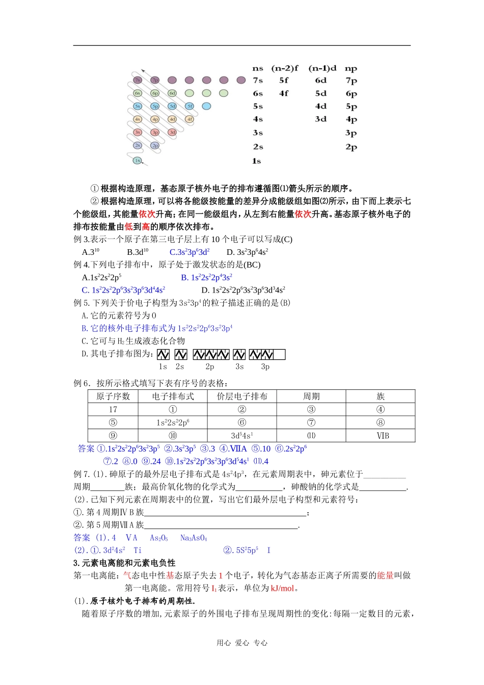 2010届高中化学一轮复习：《物质结构与性质》全册教案（新人教版选修3）_第2页
