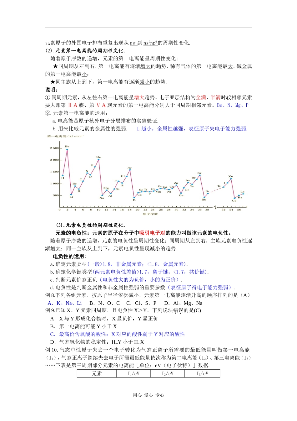 2010届高中化学一轮复习：《物质结构与性质》全册教案（新人教版选修3）_第3页