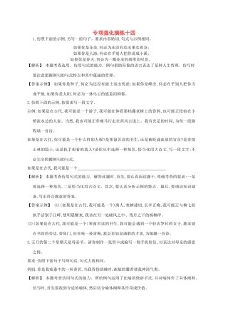 2013届高考语文第一轮考点专项复习教案9