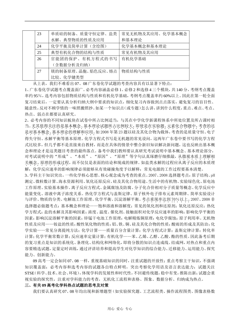 童建军 有关09广东高考化学备考的点滴思_第3页