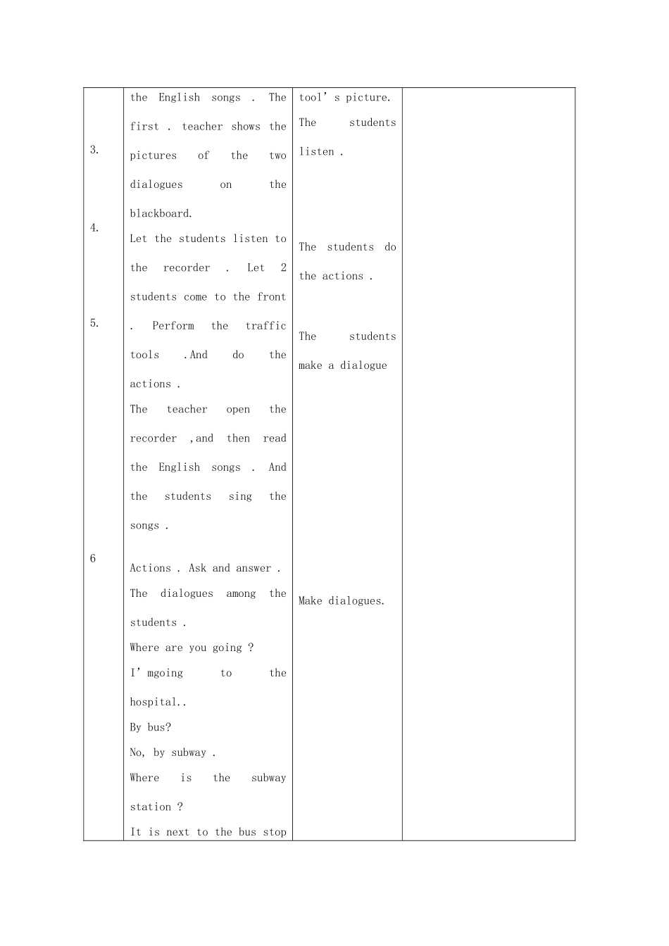 二年级英语上册 unit5 Lesson27-Lesson28教案 人教新起点_第2页
