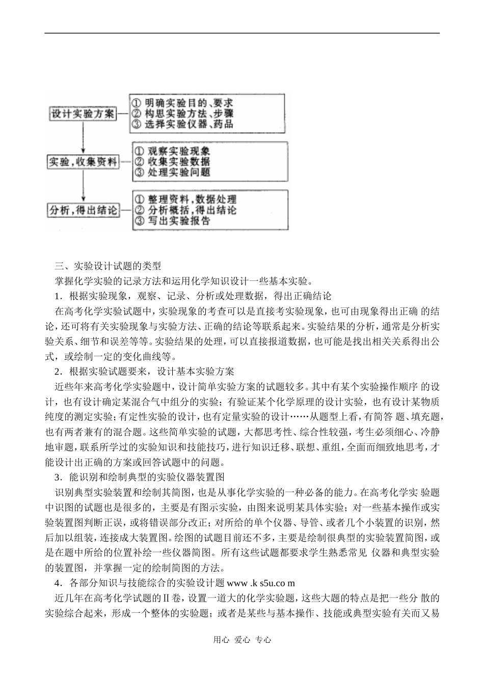2010届高三化学二轮复习教案：实验设计和评价_第2页