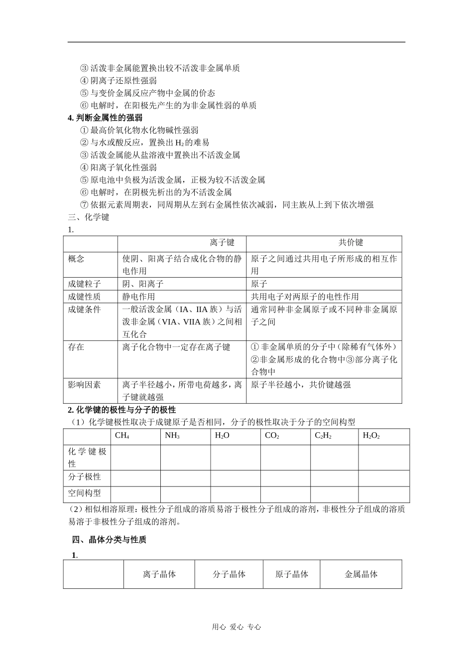 2010高中化学高考二轮复习教案：专题五《元素周期律 元素周期表》_第3页