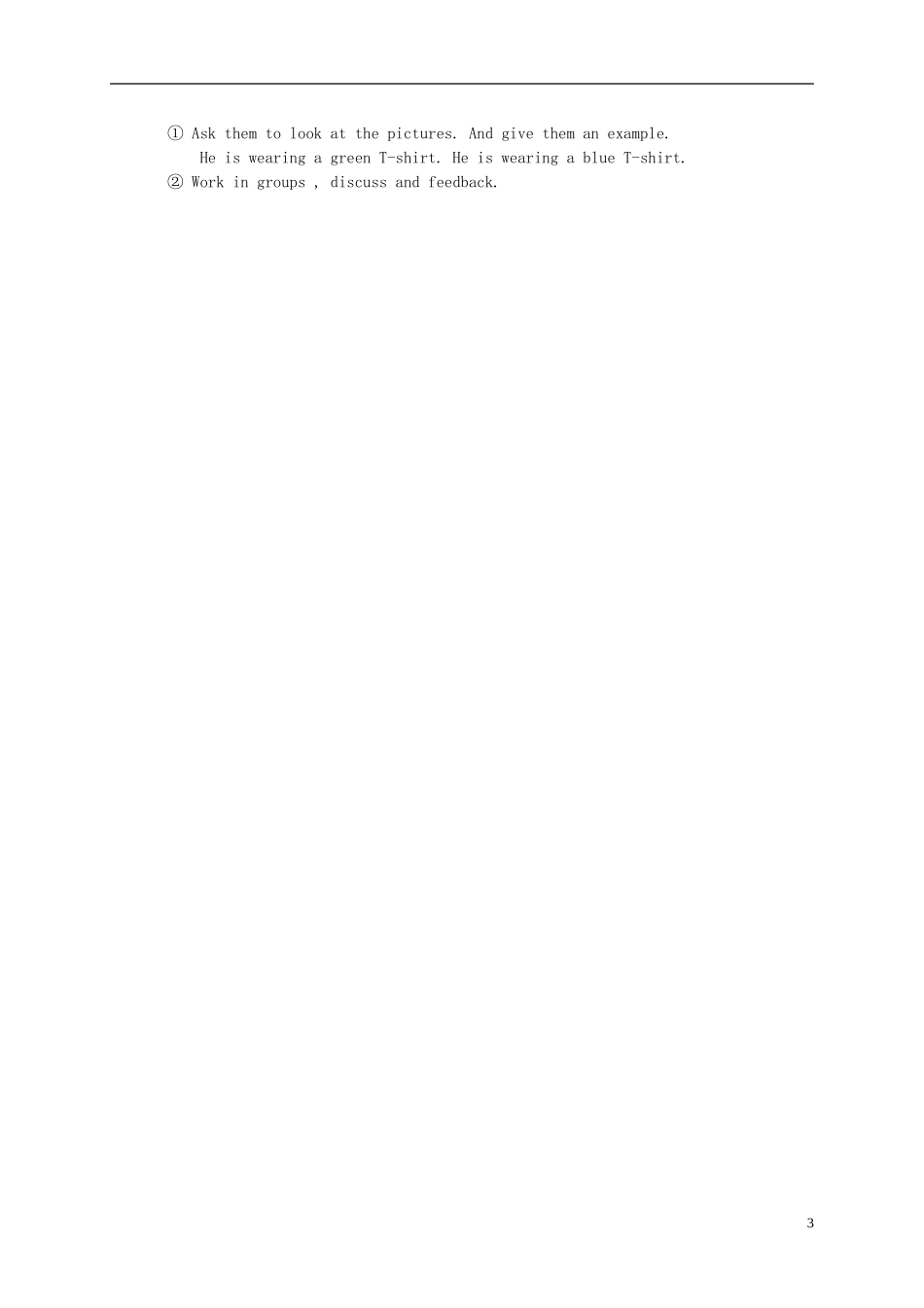 二年级英语下册 Module 6 Unit 1(2)教案 外研版（一起）_第3页