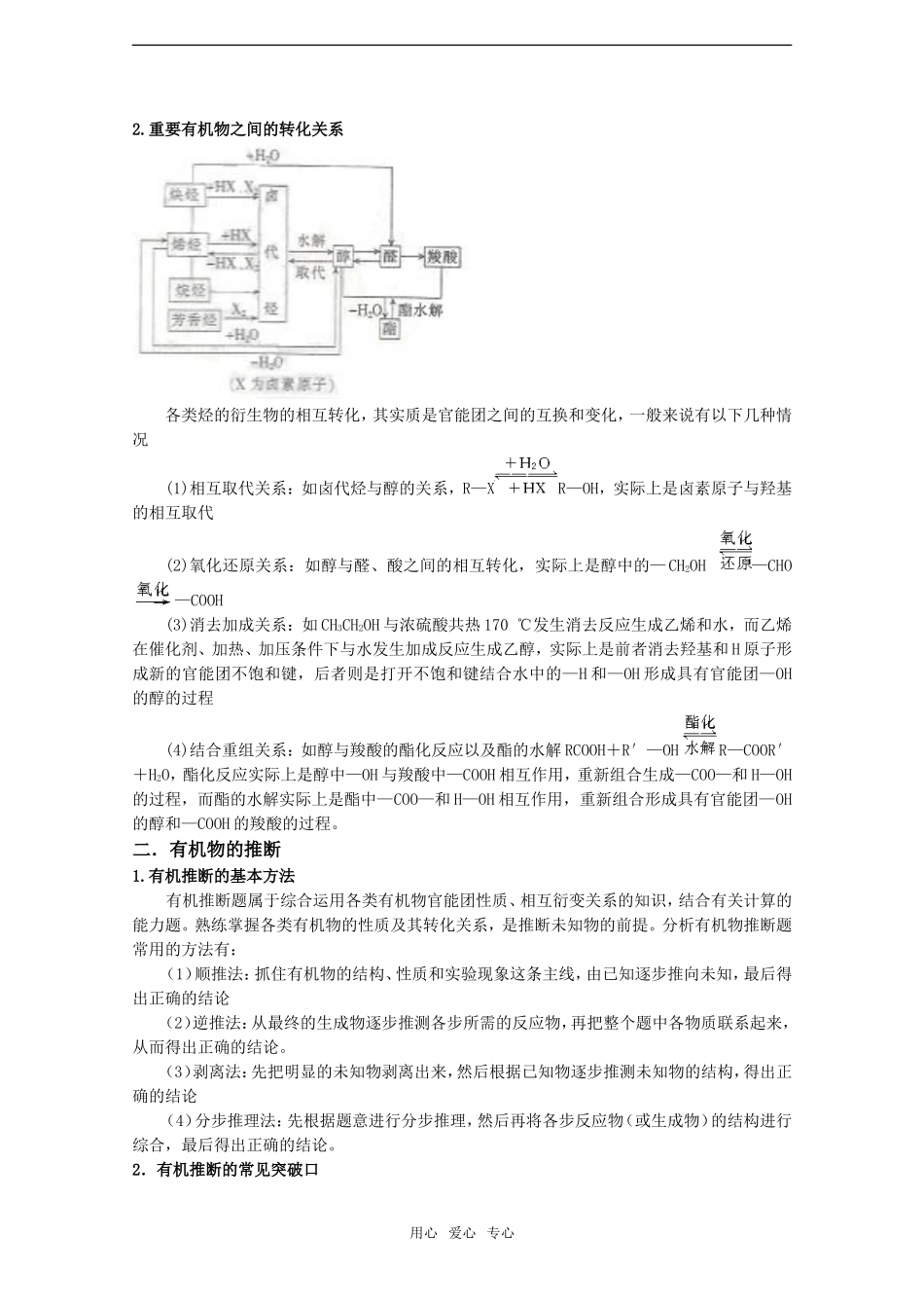 2010高中化学高考二轮复习教案：专题13《有机物的推断与合成》全国通用_第2页