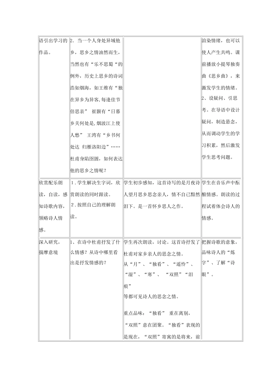 2011年高中语文 4.18《诗词三首》教案 粤教必修3_第2页