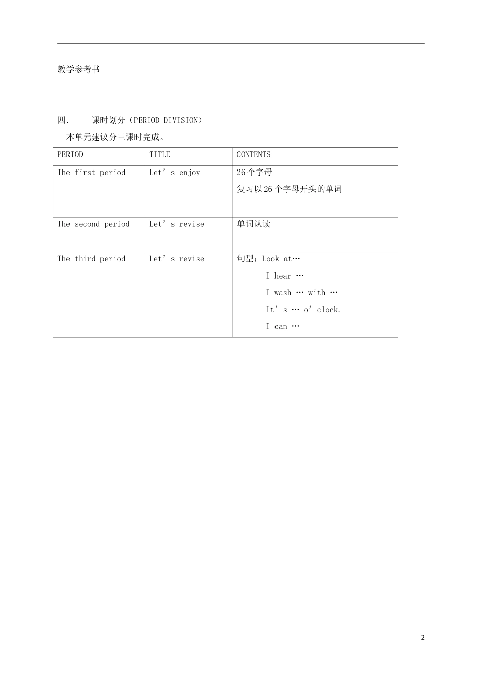 二年级英语下册 unit9教案 沪教牛津版_第2页