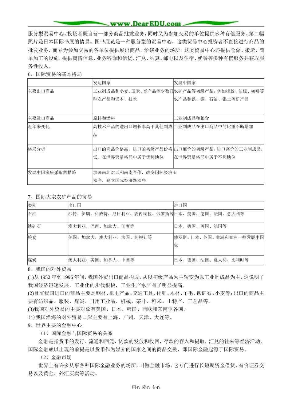 人教版高中地理必修下册 国际贸易和金融2_第3页
