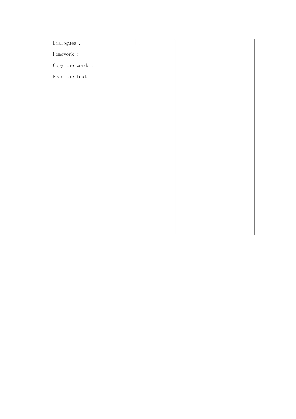 二年级英语上册 unit1 Lesson1教案 人教新起点_第3页