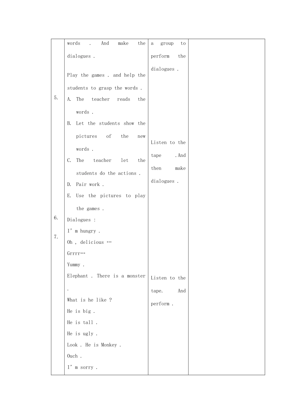 二年级英语上册 Unit 2 Friends（Lesson12）教案 人教新起点-人教新起点小学二年级上册英语教案_第2页