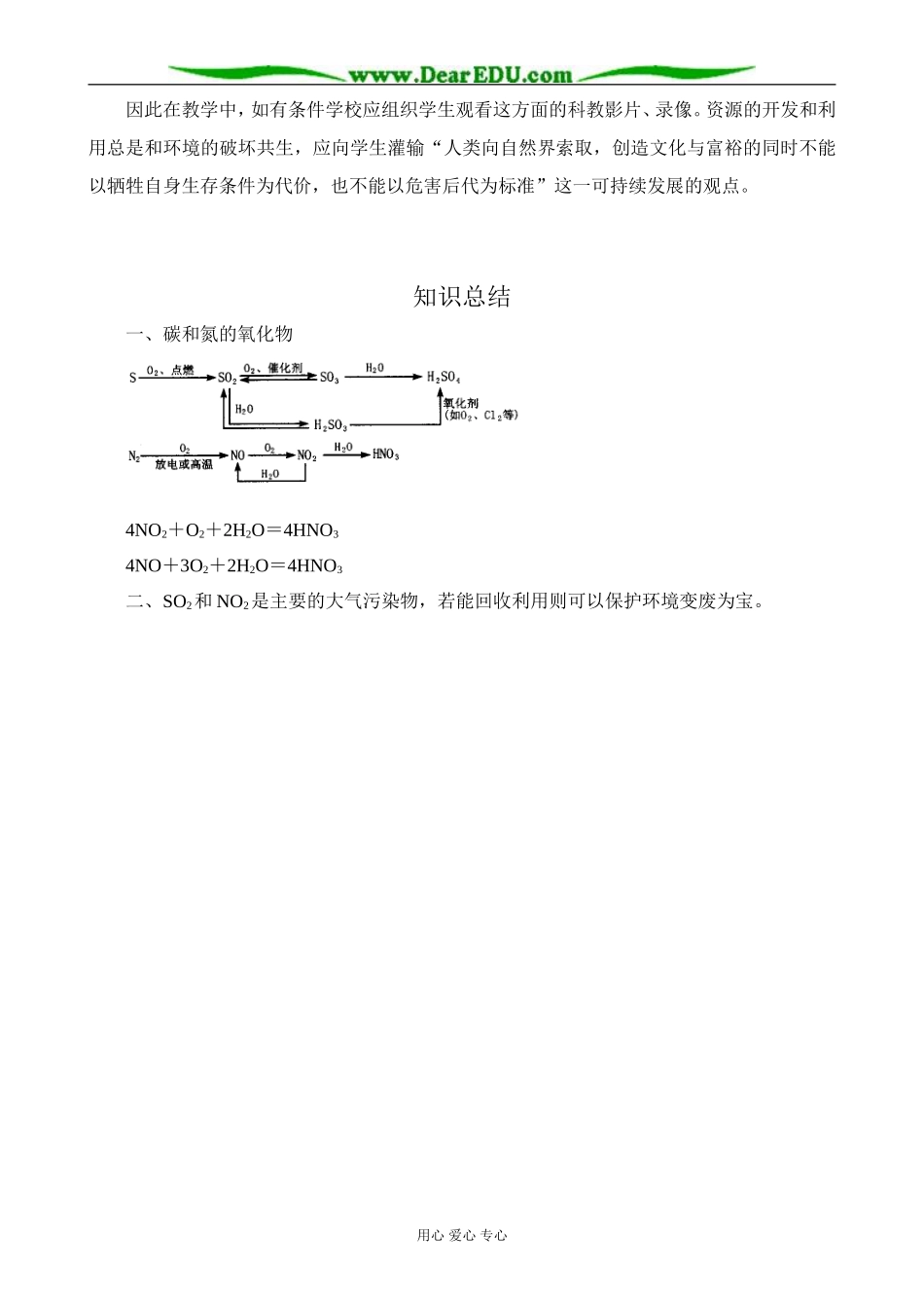 新人教版高中化学必修1硫和氮的氧化物 合作与讨论_第2页