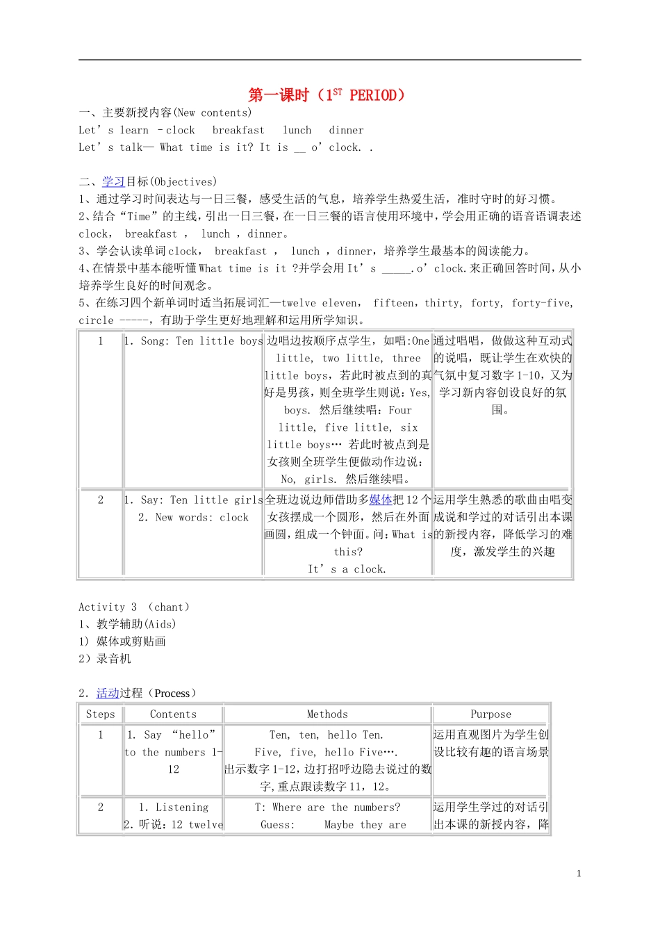 二年级英语下册 2B Unit 8第一课时教案 苏教牛津版_第1页