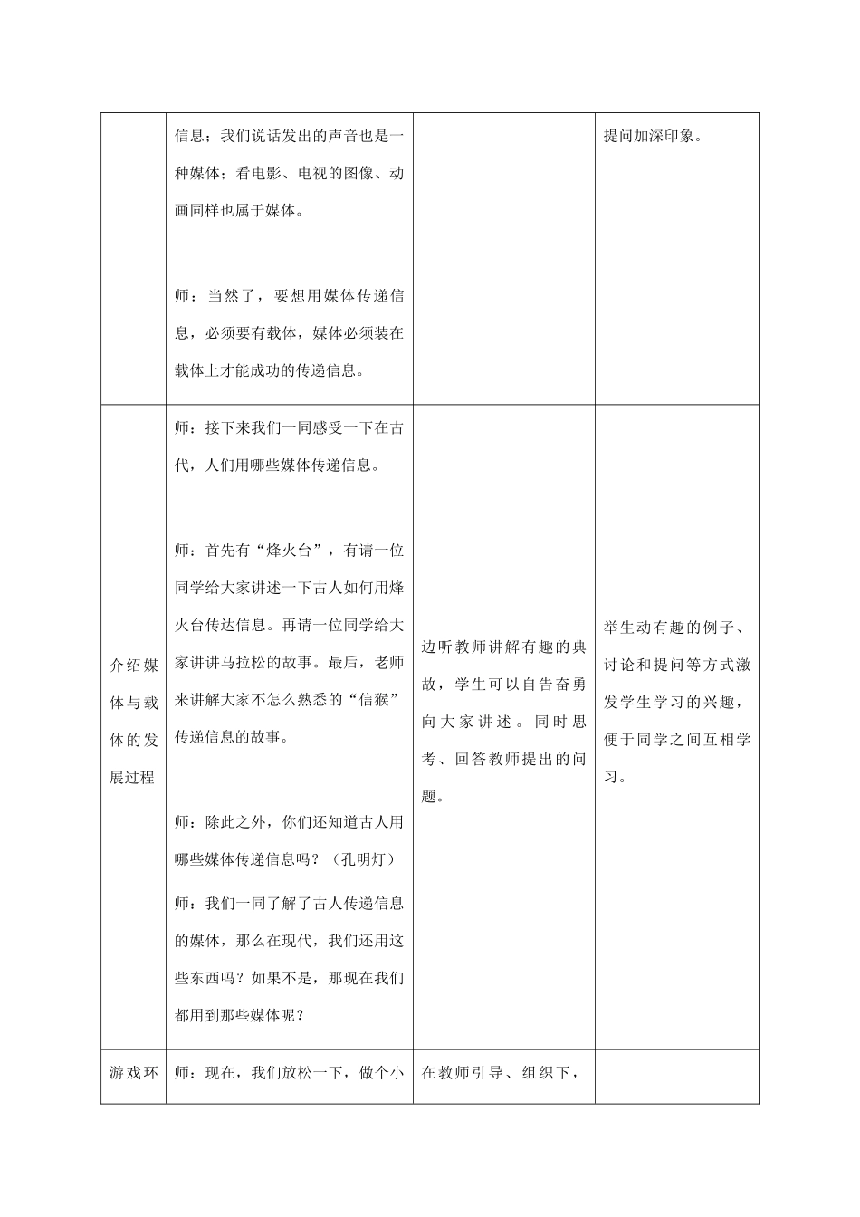 六年级信息技术上册 第一课 认识多媒体教案 闽教版_第2页