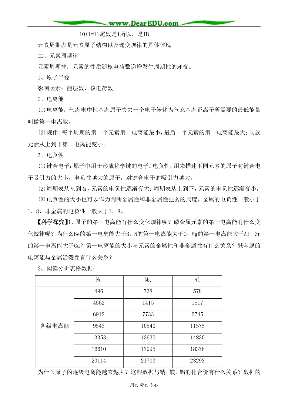 新人教版高中化学选修3原子结构与元素的性质2_第2页