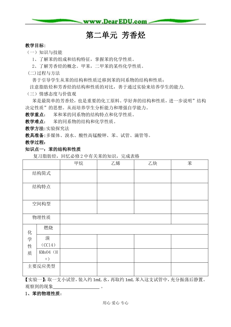 选修522芳香烃教案_第1页