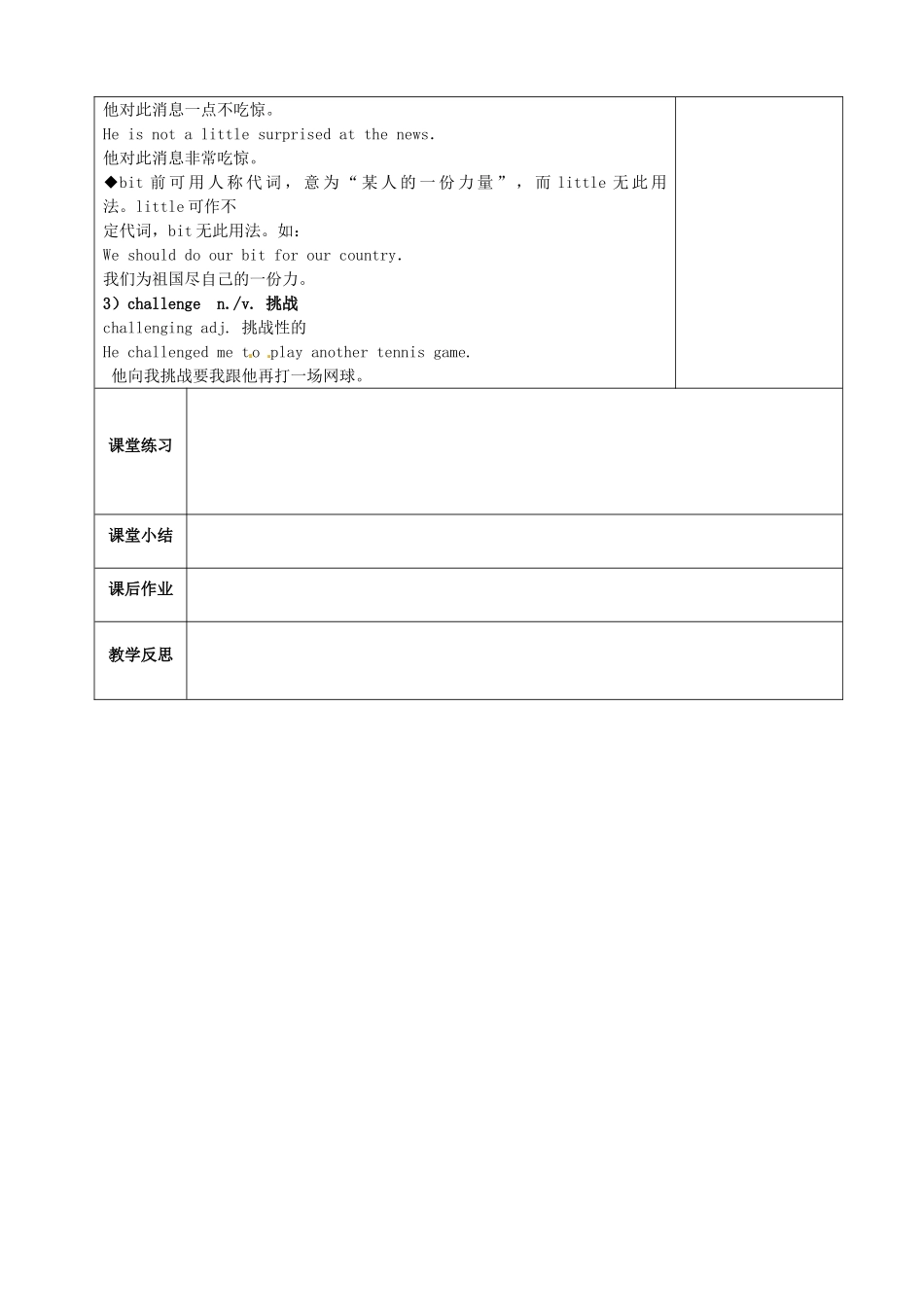 江苏省连云港灌云县第一中学高中英语 unit 1 school life Reading（2）教案 牛津版必修1_第3页