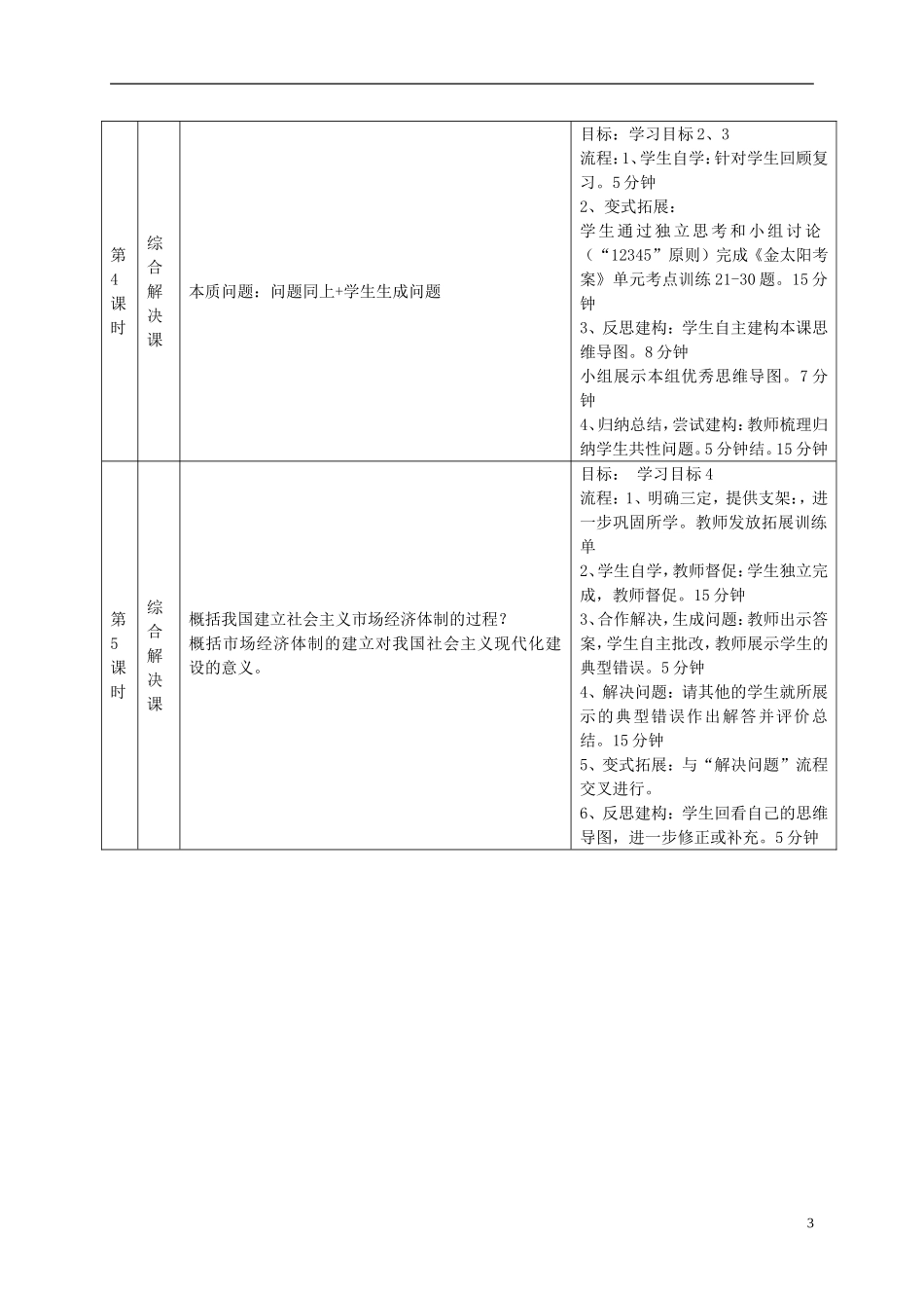 重庆市开县中学2014年高中历史 专题3 中国社会主义建设道路的探索教案 新人教版必修2_第3页