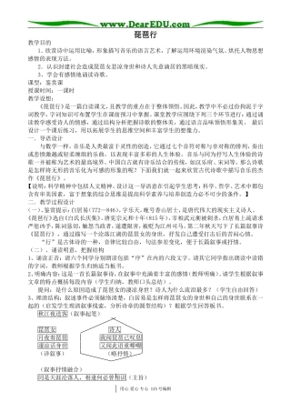 语文版高中语文第二册琵琶行