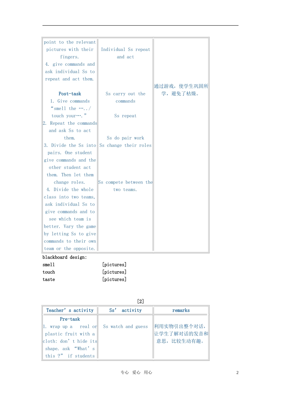 小学英语 1A Unit 5 Fruit教案 牛津版_第2页