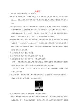 2013届高考语文第一轮考点专项复习教案39