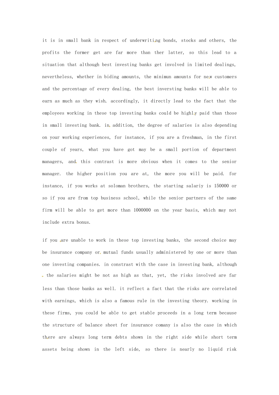 2014年秋高中英语 Module 2 A Job Worth Doing What is the most suitable job for a MBA student训练 外研版必修5_第2页