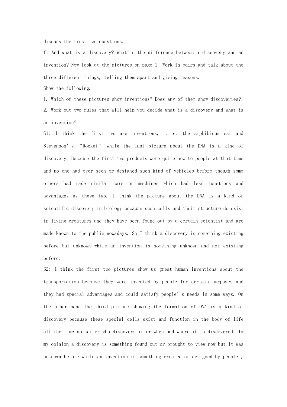 云南省陇川县第一中学高中英语《Unit 3 Inventors and inventions》说教案 新人教版选修8_第2页