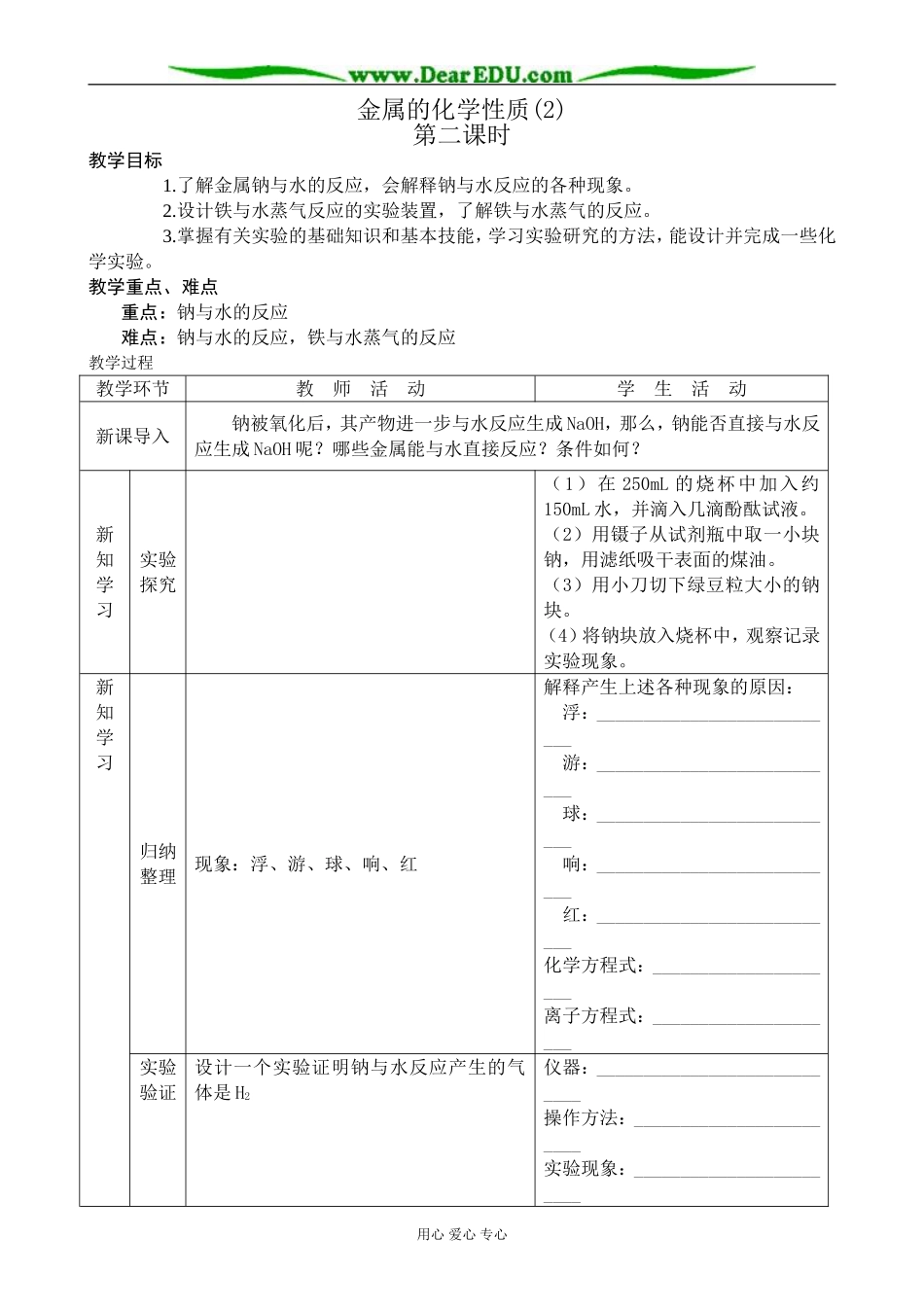 新人教版高中化学必修1金属的化学性质(2)_第1页