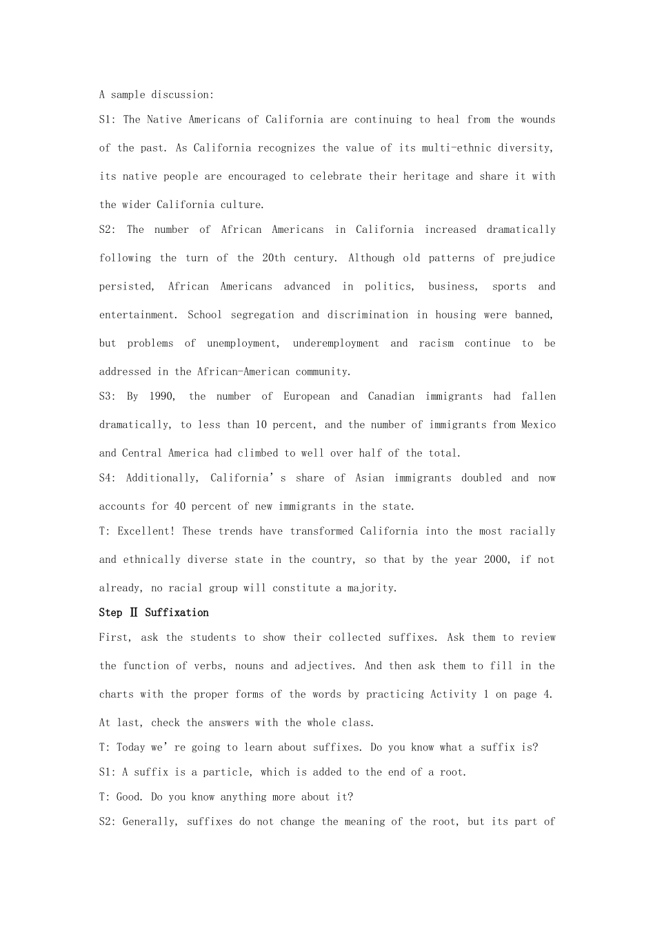 云南省陇川县第一中学高中英语《Unit 1 A land of diversity 》语言学习教案 新人教版选修8_第2页